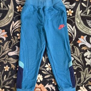 Nike Kids Teal and Navy Joggers